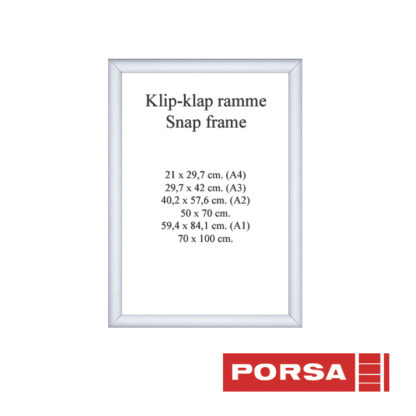 Porsa Klip-klap ramme A4